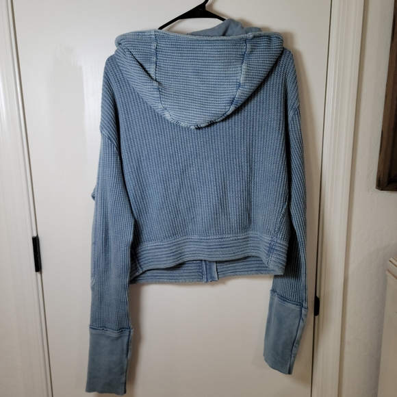 Free People Blue Mason Hoodie | Fall Hoodie | Size Medium - Picture 8 of 9